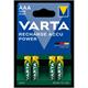 VARTA Batterie Recharge Accu Power AAA 1000 mAh Pack mit 4 Stück - EHD