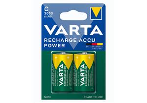 VARTA Batterie Recharge Accu Power C 3000 mAh Pack mit 2 Stück - EHD