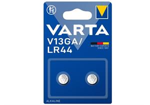 Varta Knopfzellen Batterie V13GA LR44 1.5V 138m/Ah Pack mit 2Stk.