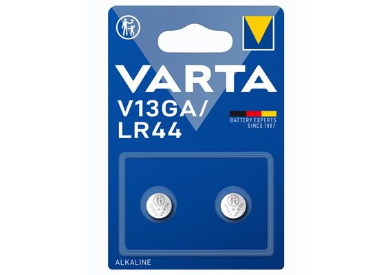 VARTA Knopfzellen-Batterie V13GA Pack mit 2 Stück