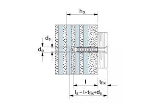 Verbindungsschraube M4 x 28-38mm mit Hülse verickelt Hettich