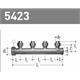 Verteiler 4-fach für max. 24 BW Ø16 aus Rotguss, mit Mutter, Dichtung, AG, Bördelverschr.