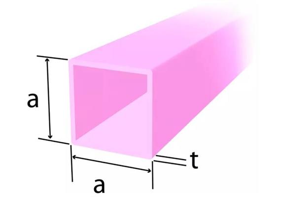 Vierkantstahlrohr kaltgewalzt , geschweisst EN10305-5 Ø 15 x 15 x 2mm