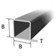 Vierkantstahlrohr RHS warmgewalzt, nahtlos EN 10210 Ø Ø 100 x 100 x 8mm St52-3 - ENG0
