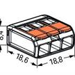 WAGO Verbindungsklemme mit Hebeln Serie 221 3 x 0.14 - 4mm2 Pack mit 12 Stück - 447 | Bild 6