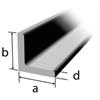 Winkelstahl rundkantig 30 x 30 x 4mm, Stahl S235JR (RSt37-2), gleichschenklig, roh - ENG