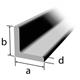 Winkelstahl rundkantig 40 x 40 x 4mm, Stahl S235JR (RSt37-2), gleichschenklig, roh - ENG