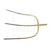 Worbgabel SAHLI Superieur, 3 Zinken 225 Länge260 Stiel 1350mm Ø 32mm