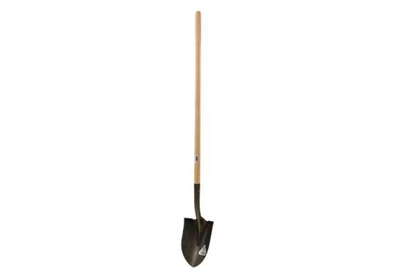 Wurfschaufel DLR mit Stiel mit 120 cm geradem Eschenstiel - 0660