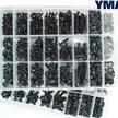 YMAX Inbus Linsenkopf-Schrauben Set 2510 Stk. M2/M2.5/M3 schwarz | Bild 4