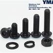 YMAX Inbus Linsenkopf-Schrauben Set 2510 Stk. M2/M2.5/M3 schwarz | Bild 2