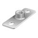 ZUG Grund - + Deckenplattte mit Muffe verzinkt 3/8 - 40/120/4mm - BTK