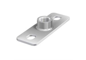ZUG Grund - + Deckenplattte mit Muffe verzinkt 3/8 - 40/120/4mm - BTK