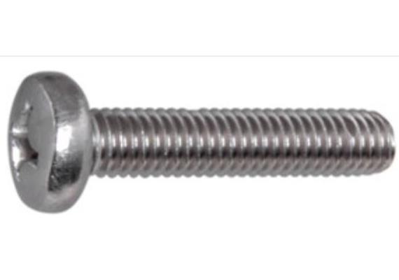 Zylinderschraube mit Schlitz V2A M3x4
